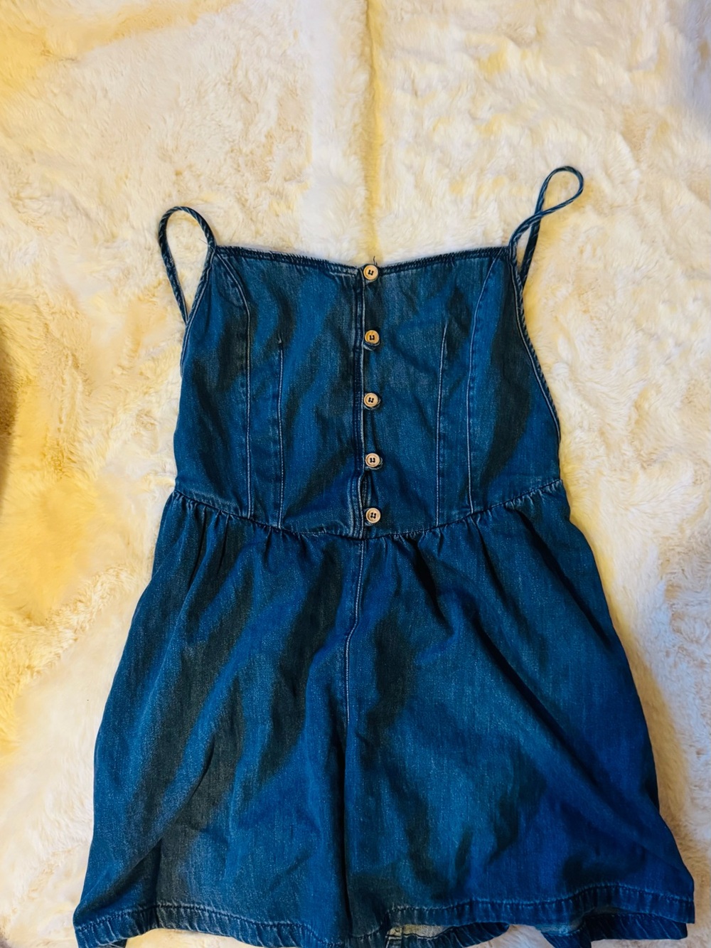 Womens We The Free/Free People Denim Short Romper